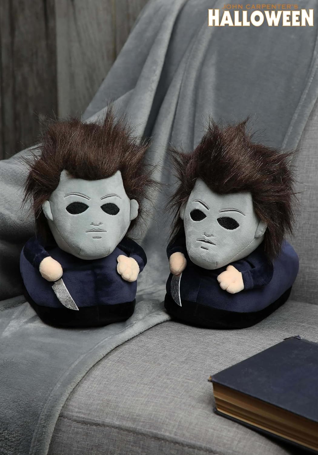 Iconic Slasher Mask Plush Slippers